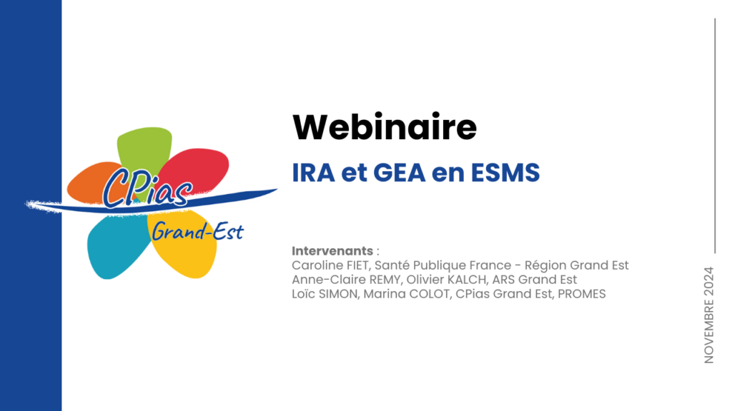 Replay Webinaire IRA et GEA en ESMS